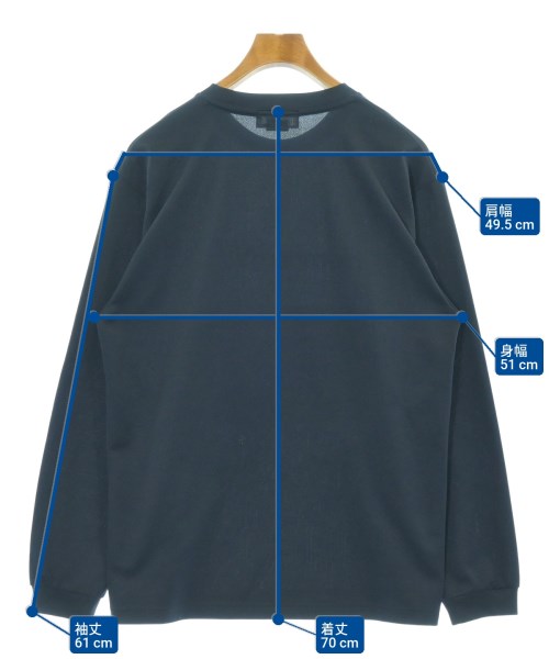 Hombre Nino（オンブレニーニョ）Tシャツ・カットソー 紺 サイズ:L メンズ/2200541330132