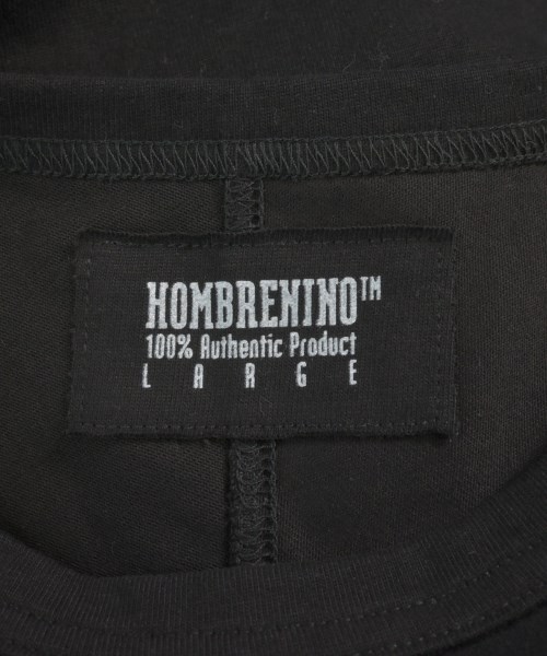 Hombre Nino（オンブレニーニョ）Tシャツ・カットソー 黒 サイズ:L メンズ/2200618092055