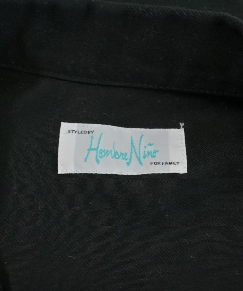 Hombre Nino（オンブレニーニョ）ミリタリーブルゾン 黒 サイズ:L メンズ/2200652083064