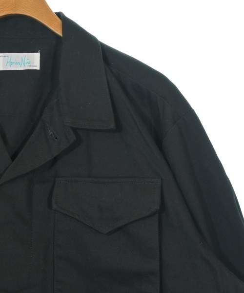Hombre Nino（オンブレニーニョ）ミリタリーブルゾン 黒 サイズ:L メンズ/2200652083064