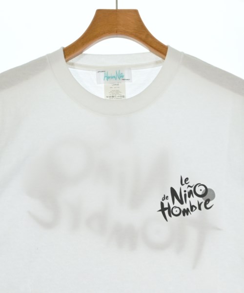 Hombre Nino（オンブレニーニョ）Tシャツ・カットソー 白 サイズ:L メンズ/2200703160119