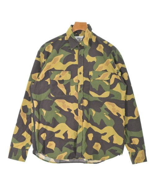 Hombre Nino(オンブレニーニョ)カジュアルシャツ 緑 サイズ:L/2200665340079