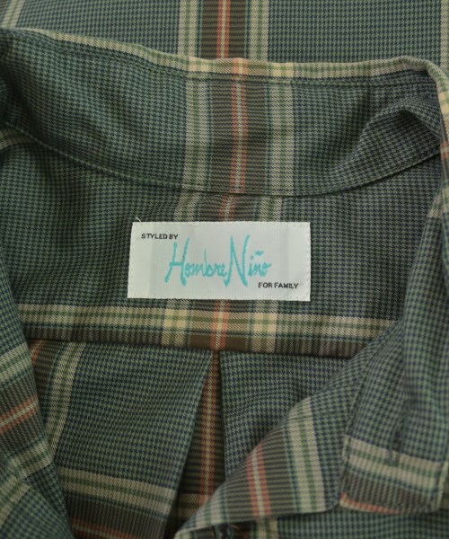 Hombre Nino（オンブレニーニョ）カジュアルシャツ 緑 サイズ:S メンズ/2200678967355