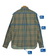 Hombre Nino（オンブレニーニョ）カジュアルシャツ 緑 サイズ:S メンズ/2200678967355