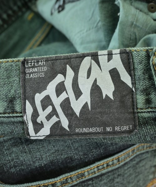 LEFLAH（レフラー）デニムパンツ 緑 サイズ:L メンズ/2200684043012