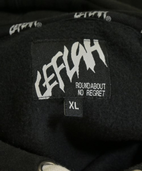 LEFLAH（レフラー）パーカー 黒 サイズ:XL メンズ/2200684043036