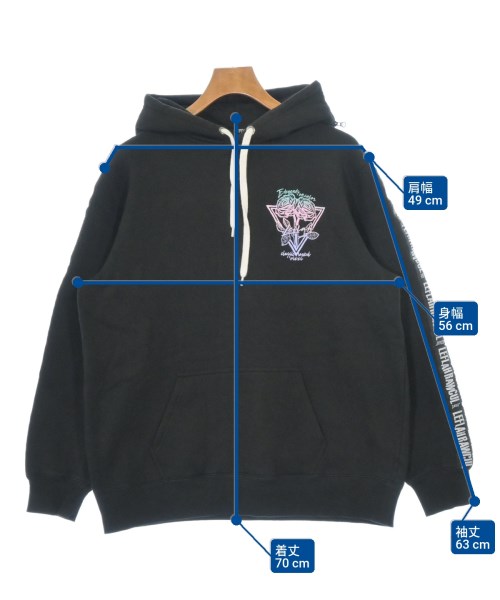 LEFLAH（レフラー）パーカー 黒 サイズ:XL メンズ/2200684043036