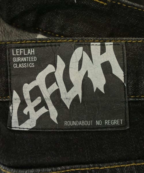 LEFLAH（レフラー）デニムパンツ 黒 サイズ:L メンズ/2200684043128