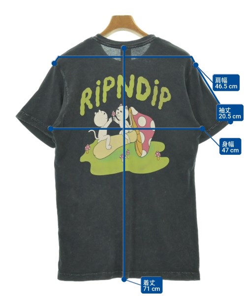 RIPNDIP（リップンディップ）Tシャツ・カットソー 黒 サイズ:M メンズ/2200713608083