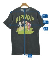 RIPNDIP（リップンディップ）Tシャツ・カットソー 黒 サイズ:M メンズ/2200713608083