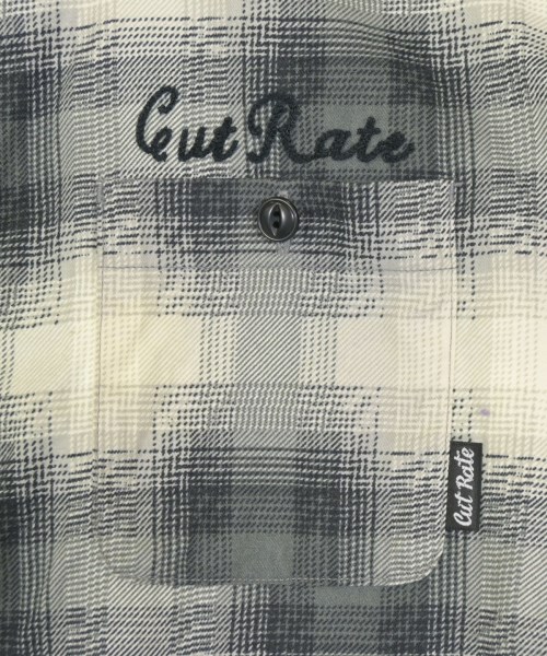 CUTRATE（カットレイト）カジュアルシャツ 黒 サイズ:L メンズ/2200604296122
