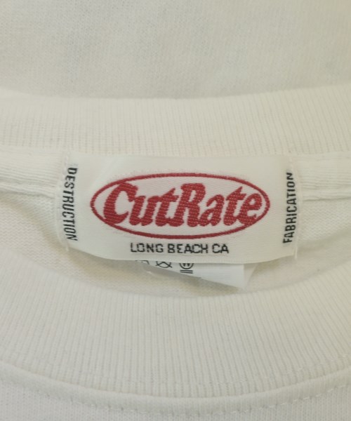 CUTRATE（カットレイト）Tシャツ・カットソー 白 サイズ:L メンズ/2200689205088