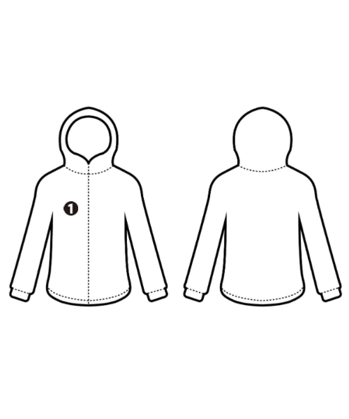 HELLRAZOR（ヘルレイザー）パーカー 白 サイズ:XL メンズ/2200624534020