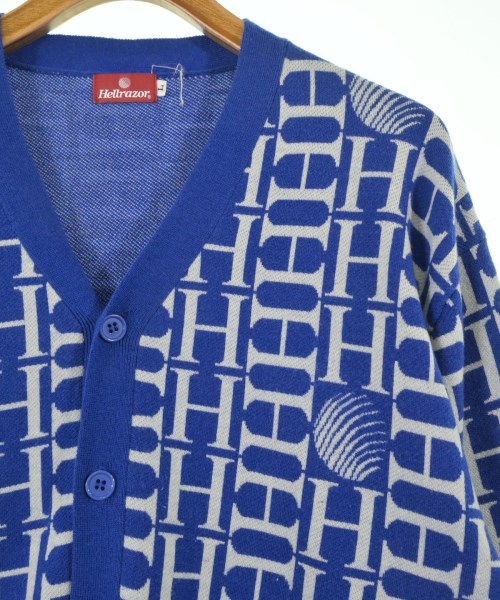 HELLRAZOR（ヘルレイザー）カーディガン 青 サイズ:L メンズ/2200653728032