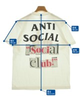 ANTI SOCIAL SOCIAL CLUB（アンチソーシャルソーシャルクラブ）Tシャツ・カットソー 白 サイズ:M メンズ/2200508473018