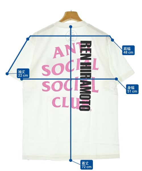 ANTI SOCIAL SOCIAL CLUB（アンチソーシャルソーシャルクラブ）Tシャツ・カットソー 白 サイズ:L メンズ/2200643252035
