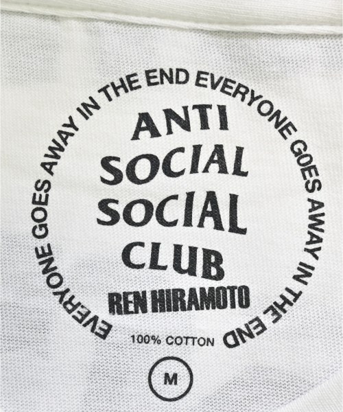 ANTI SOCIAL SOCIAL CLUB（アンチソーシャルソーシャルクラブ）Tシャツ・カットソー 白 サイズ:M メンズ/2200643252042