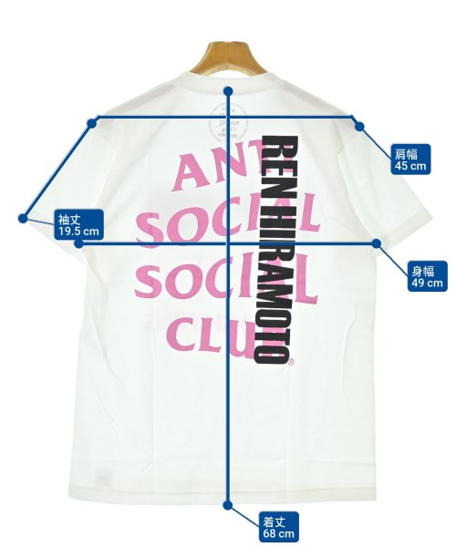 ANTI SOCIAL SOCIAL CLUB（アンチソーシャルソーシャルクラブ）Tシャツ・カットソー 白 サイズ:M メンズ/2200643252059