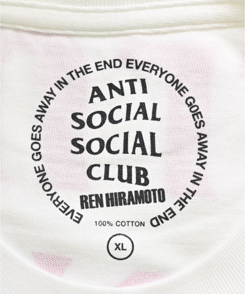 ANTI SOCIAL SOCIAL CLUB（アンチソーシャルソーシャルクラブ）Tシャツ・カットソー 白 サイズ:XL メンズ/2200643252066