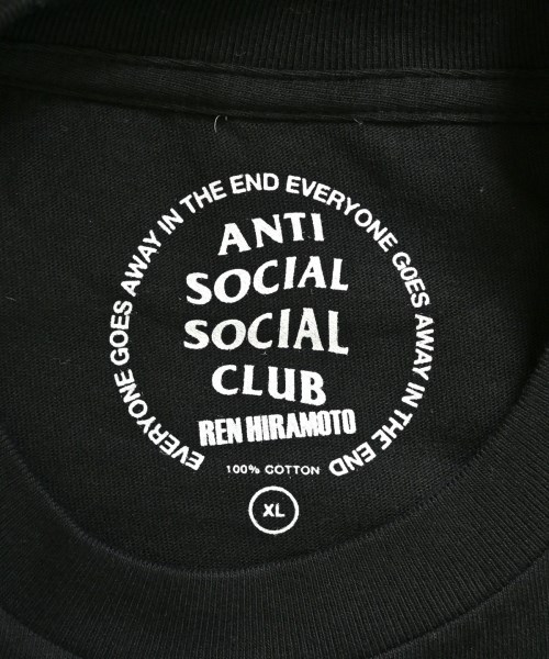 ANTI SOCIAL SOCIAL CLUB（アンチソーシャルソーシャルクラブ）Tシャツ・カットソー 黒 サイズ:XL メンズ/2200643252097