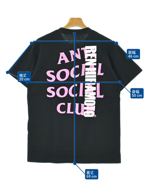 ANTI SOCIAL SOCIAL CLUB（アンチソーシャルソーシャルクラブ）Tシャツ・カットソー 黒 サイズ:M メンズ/2200643252103