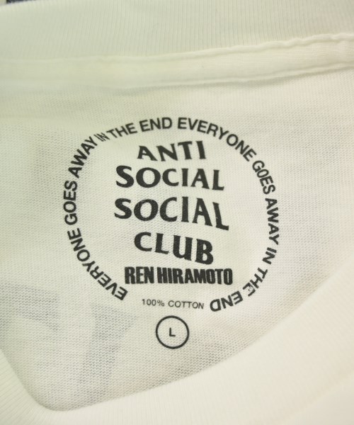 ANTI SOCIAL SOCIAL CLUB（アンチソーシャルソーシャルクラブ）Tシャツ・カットソー 白 サイズ:L メンズ/2200643475113