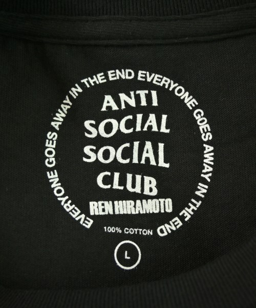 ANTI SOCIAL SOCIAL CLUB（アンチソーシャルソーシャルクラブ）Tシャツ・カットソー 黒 サイズ:L メンズ/2200643475243
