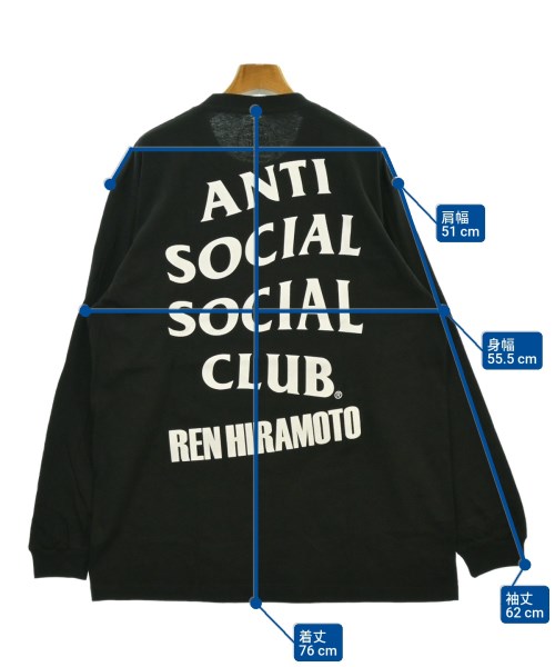 ANTI SOCIAL SOCIAL CLUB（アンチソーシャルソーシャルクラブ）Tシャツ・カットソー 黒 サイズ:XL メンズ/2200643475250