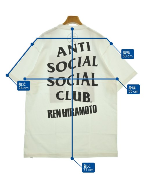 ANTI SOCIAL SOCIAL CLUB（アンチソーシャルソーシャルクラブ）Tシャツ・カットソー 白 サイズ:XL メンズ/2200643475304