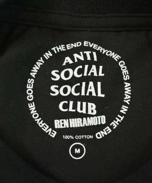 ANTI SOCIAL SOCIAL CLUB（アンチソーシャルソーシャルクラブ）Tシャツ・カットソー 黒 サイズ:M メンズ/2200643475311