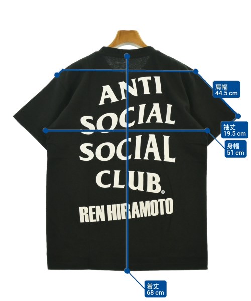 ANTI SOCIAL SOCIAL CLUB（アンチソーシャルソーシャルクラブ）Tシャツ・カットソー 黒 サイズ:M メンズ/2200643475311