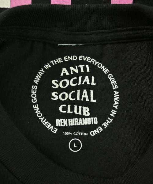ANTI SOCIAL SOCIAL CLUB（アンチソーシャルソーシャルクラブ）Tシャツ・カットソー 黒 サイズ:L メンズ/2200643475328