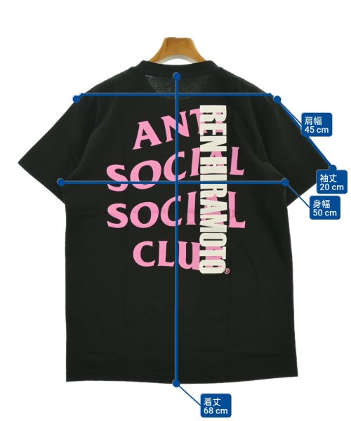 ANTI SOCIAL SOCIAL CLUB（アンチソーシャルソーシャルクラブ）Tシャツ・カットソー 黒 サイズ:M メンズ/2200643475335