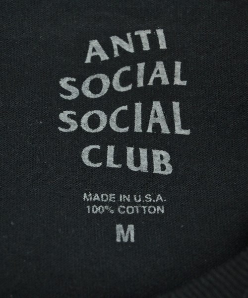 ANTI SOCIAL SOCIAL CLUB（アンチソーシャルソーシャルクラブ）Tシャツ・カットソー 黒 サイズ:M メンズ/2200524182031