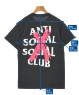 ANTI SOCIAL SOCIAL CLUB（アンチソーシャルソーシャルクラブ）Tシャツ・カットソー 黒 サイズ:S メンズ/2200672219221