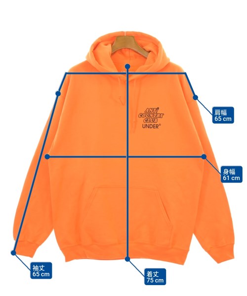 ANTI SOCIAL SOCIAL CLUB（アンチソーシャルソーシャルクラブ）パーカー オレンジ サイズ:-(M位) メンズ/2200678733080
