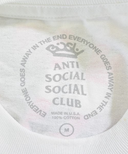 ANTI SOCIAL SOCIAL CLUB（アンチソーシャルソーシャルクラブ）Tシャツ・カットソー 白 サイズ:M メンズ/2200700536054