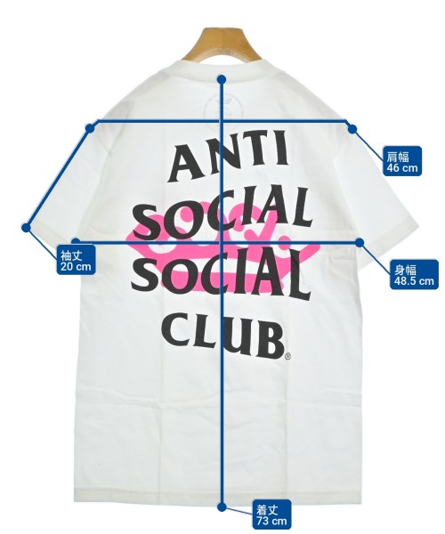 ANTI SOCIAL SOCIAL CLUB（アンチソーシャルソーシャルクラブ）Tシャツ・カットソー 白 サイズ:M メンズ/2200700536054