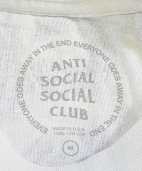 ANTI SOCIAL SOCIAL CLUB（アンチソーシャルソーシャルクラブ）Tシャツ・カットソー 白 サイズ:M メンズ/2200700536078