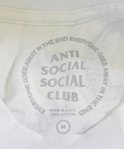 ANTI SOCIAL SOCIAL CLUB（アンチソーシャルソーシャルクラブ）Tシャツ・カットソー 白 サイズ:M メンズ/2200700536085