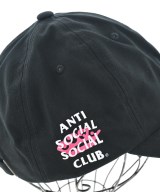 ANTI SOCIAL SOCIAL CLUB（アンチソーシャルソーシャルクラブ）キャップ 黒 サイズ:F メンズ/2200700536108