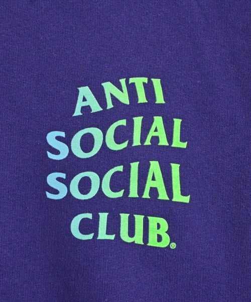 ANTI SOCIAL SOCIAL CLUB（アンチソーシャルソーシャルクラブ）パーカー 紫 サイズ:M メンズ/2200701004040
