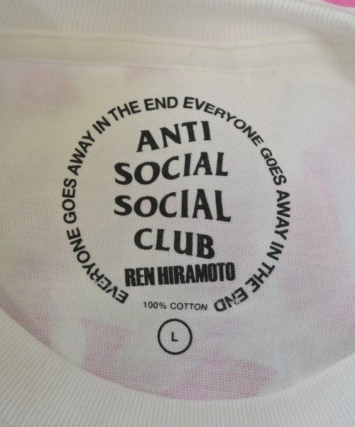 ANTI SOCIAL SOCIAL CLUB（アンチソーシャルソーシャルクラブ）Tシャツ・カットソー 白 サイズ:L メンズ/2200645045048
