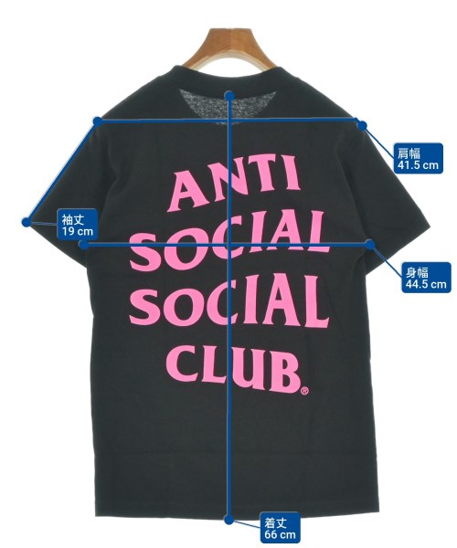 ANTI SOCIAL SOCIAL CLUB（アンチソーシャルソーシャルクラブ）Tシャツ・カットソー 黒 サイズ:S メンズ/2200634044045