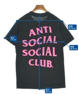 ANTI SOCIAL SOCIAL CLUB（アンチソーシャルソーシャルクラブ）Tシャツ・カットソー 黒 サイズ:S メンズ/2200634044045