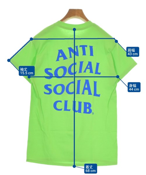 ANTI SOCIAL SOCIAL CLUB（アンチソーシャルソーシャルクラブ）Tシャツ・カットソー 緑 サイズ:S メンズ/2200634044052