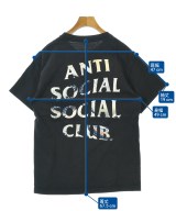 ANTI SOCIAL SOCIAL CLUB（アンチソーシャルソーシャルクラブ）Tシャツ・カットソー 黒 サイズ:M メンズ/2200647158173