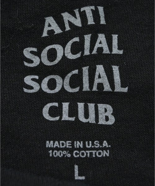 ANTI SOCIAL SOCIAL CLUB（アンチソーシャルソーシャルクラブ）Tシャツ・カットソー 黒 サイズ:L メンズ/2200645638103