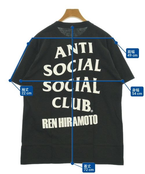 ANTI SOCIAL SOCIAL CLUB（アンチソーシャルソーシャルクラブ）Tシャツ・カットソー 黒 サイズ:L メンズ/2200703619181