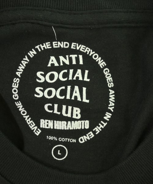 ANTI SOCIAL SOCIAL CLUB（アンチソーシャルソーシャルクラブ）Tシャツ・カットソー 黒 サイズ:L メンズ/2200703619198